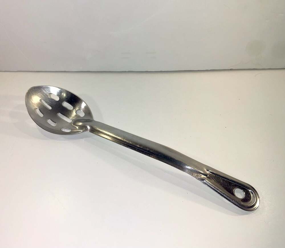 Polar Ware Co. 18/8 Stainless Steel Slotted Basting Spoon T1413 NSF Certified